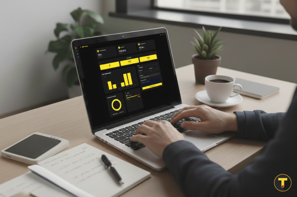 Dashboard app Tempoo per calcolo stipendio e gestione ore lavorate